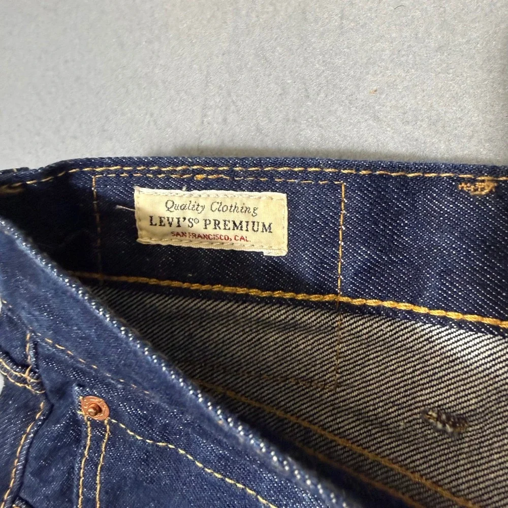 Levi's‎ 501 Original Men Jeans 38x34 Dark Wash NWT Premium Straight 005013411
